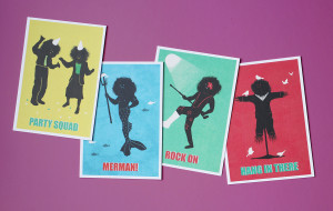 Postcarddesign 'Oh Happy Day' by Christel Wolf