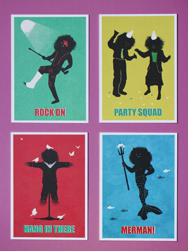 Postcarddesign 'Oh Happy Day' by Christel Wolf